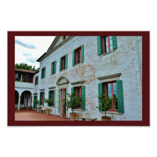 Terrasse Aussicht Fotodruck