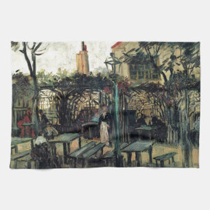 Terrasse des Cafés am Montmartre La Guinguette Küchentuch