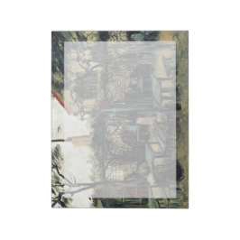 Terrasse des Cafés am Montmartre La Guinguette Notizblock