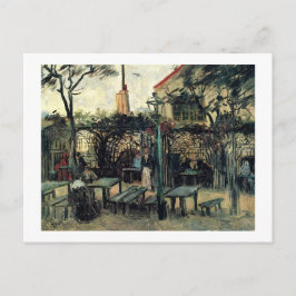 Terrasse des Cafés am Montmartre La Guinguette Postkarte
