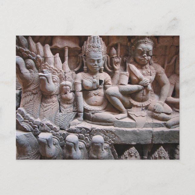 Terrasse des Leper King Postkarte (Vorderseite)