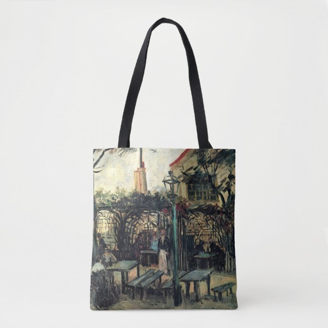 Terrasse eines Cafés, Montmartre von Vincent van G Tasche (Vorderseite)