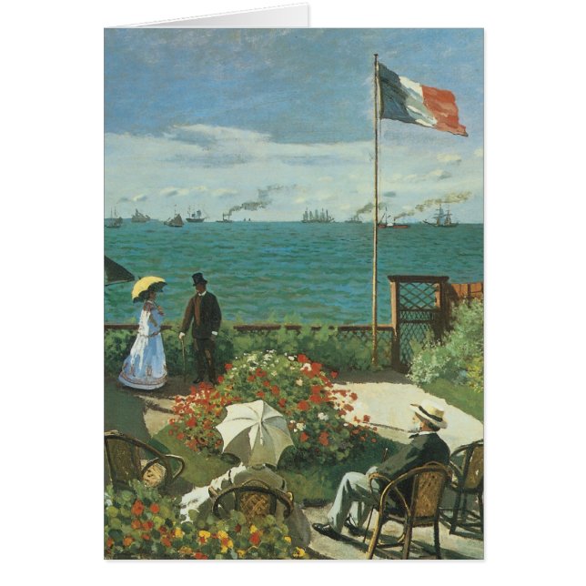 Terrasse en bord de mer à Claude Monet (Devant)