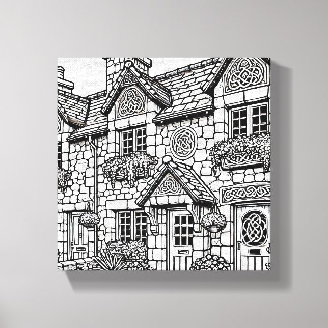 Terrasse House #31 Leinwanddruck (Vorderseite)