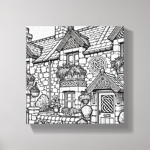Terrasse House #50 Leinwanddruck