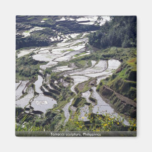 Terrassenskulptur, Philippinen Magnet