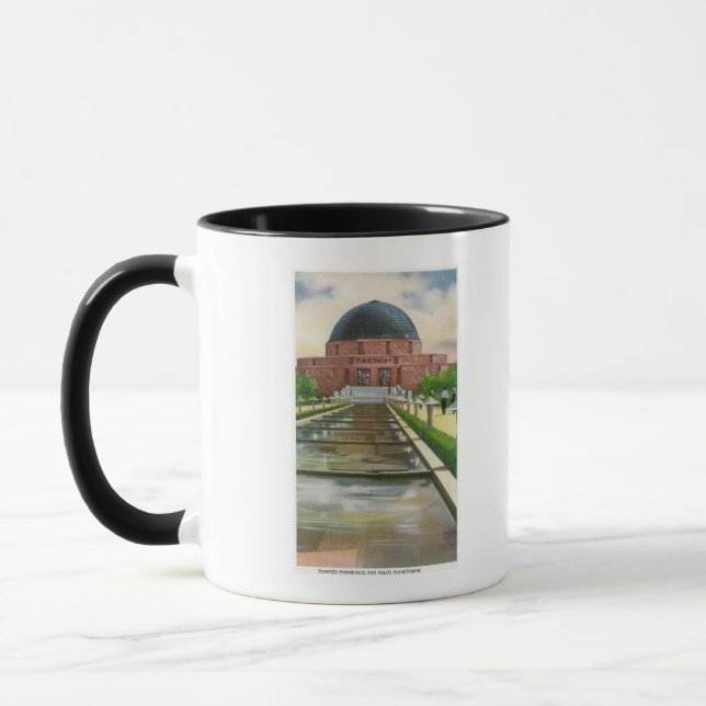 Terrazo Promenade View of Adler Planetarium Tasse (Links)