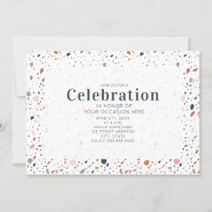 Terrazzo Allgemeine Party-Einladung  Einladung