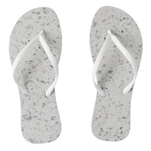 Terrazzo Beach Kiesel Textur Flip Flops