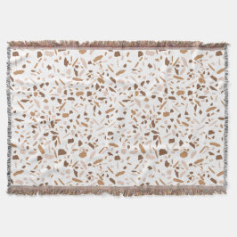 Terrazzo Brown und Beige und Weiß Decke