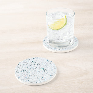 Terrazzo Elegantes Aquamarines blaues Grün Getränkeuntersetzer