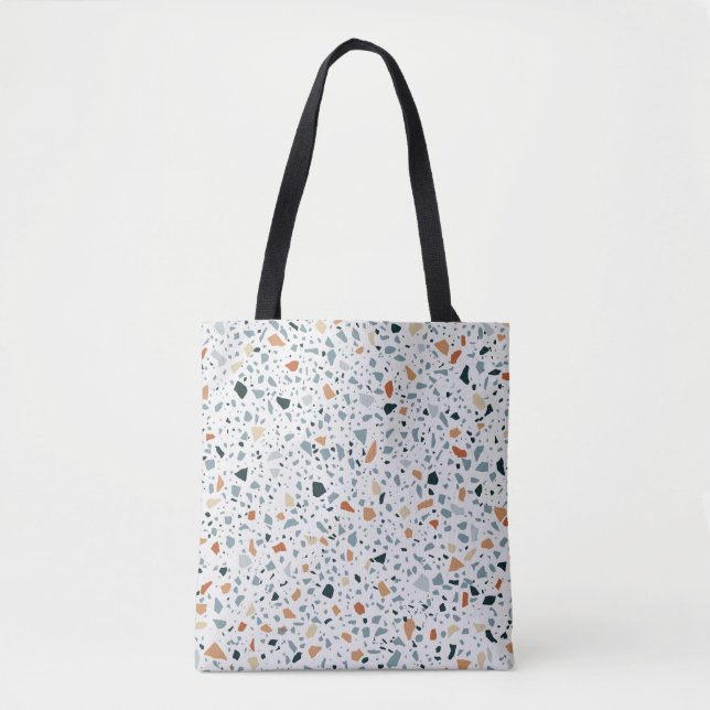 Terrazzo floor marble seamless hand crafted patter tasche (Vorderseite)