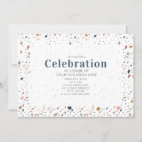 Terrazzo Generic Celebration Party Einladung