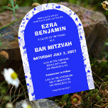 Terrazzo Handgezeichnetes Bar Bat Mitzvah Arch Einladung<br><div class="desc">Perfekte Karte, um eine Fledermausmitzvah, Bar mitzvah oder andere jüdische Feier anzukündigen! Handgefertigt in Bleistiftterrazzo Muster für Sie auf der Vorder- und Rückseite! Vollständig anpassbar! Klicken Sie auf "Personalisieren" oben, um den Text zu bearbeiten. Klicken Sie auf "Bearbeiten mit dem Design-Tool", um die Schriftart, Farben und Platzierungen anzupassen und das...</div>