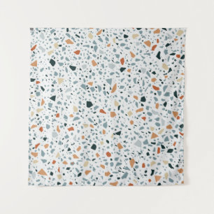 Terrazzo Marmor nahtlos handgefertigtes Muster Wandteppich
