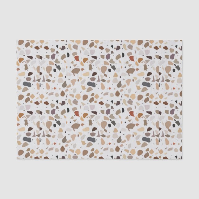 Terrazzo Moderne Kunst, Dichtung und Musik Seidenpapier (Vorderseite)