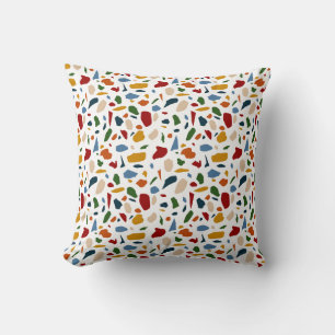 Terrazzo Muster farbenfroh Kissen