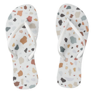 Terrazzo Muster Flip Flops