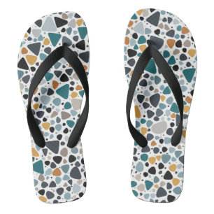 Terrazzo Muster Flip Flops
