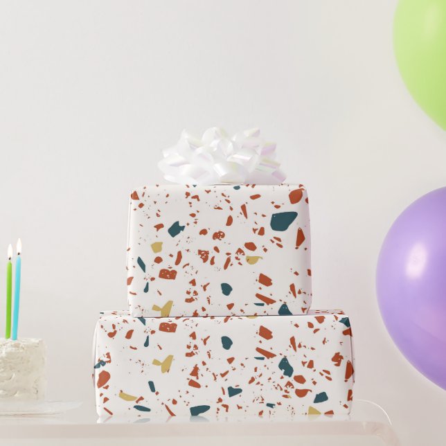 Terrazzo Muster Geschenkpapier (Partygeschenke)