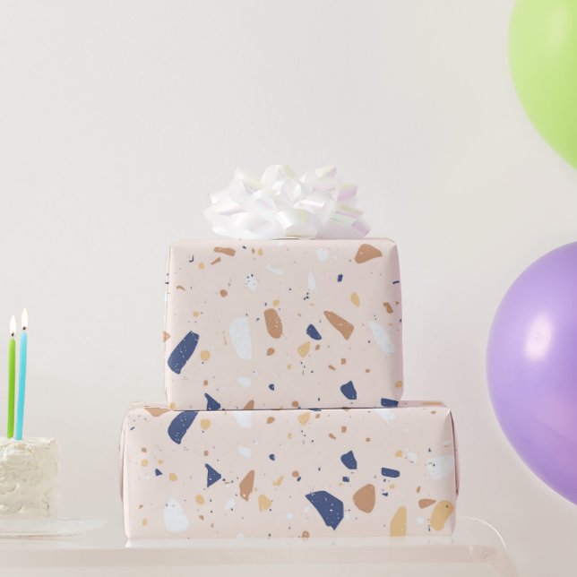 Terrazzo Muster Geschenkpapier (Partygeschenke)