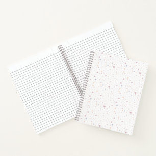 Terrazzo Muster neutrales natürliches Elegant Notizbuch