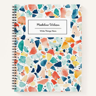 Terrazzo-Muster-Schreibblock Notizbuch