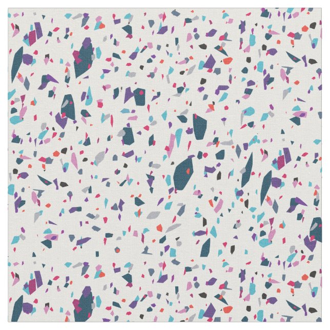 Terrazzo Muster Stoff (Nahaufnahme)