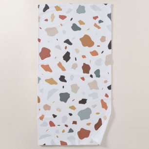 Terrazzo Muster Strandtuch