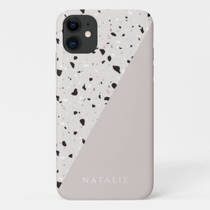 Terrazzo-Natur, neokolorale Pastellfarben, individ Case-Mate iPhone Hülle