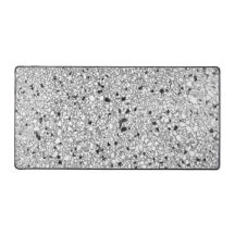 Terrazzo noir et blanc Texture Motif Abstrait