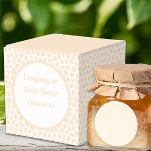 Terrazzo - Orange Pfirsich Klassische Geschenkbox Geschenkschachtel