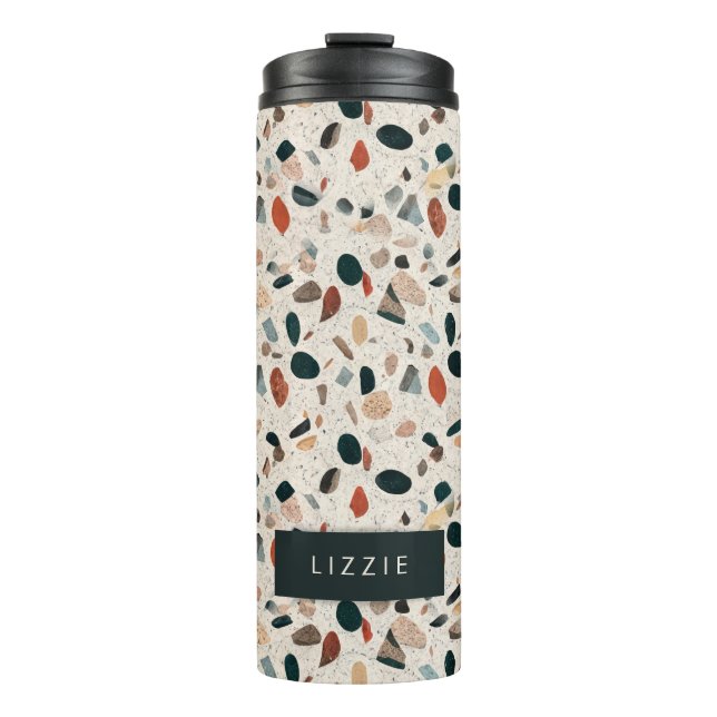 Terrazzo Personalisiert Thermosbecher (Vorderseite)