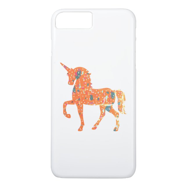 Terrazzo Pieces Unicorn Case-Mate iPhone Hülle (Rückseite)