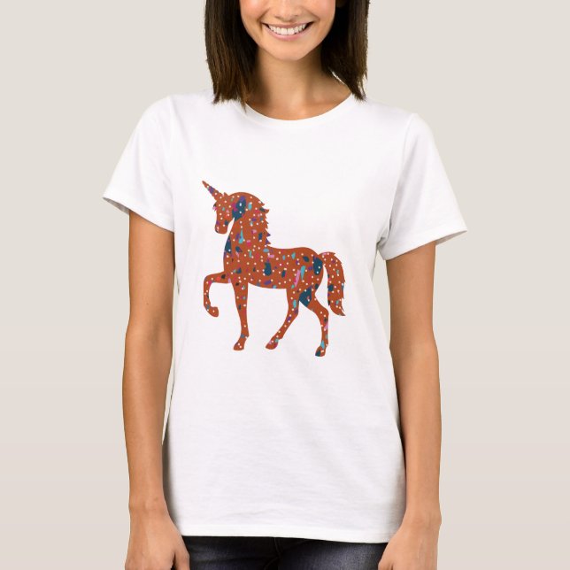 Terrazzo Pieces Unicorn T-Shirt (Vorderseite)