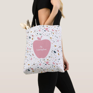 Terrazzo Pink Apfellehrer Tasche