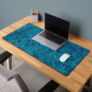 Terrazzo Struktur aus blauem Marmor Schreibtischunterlage
