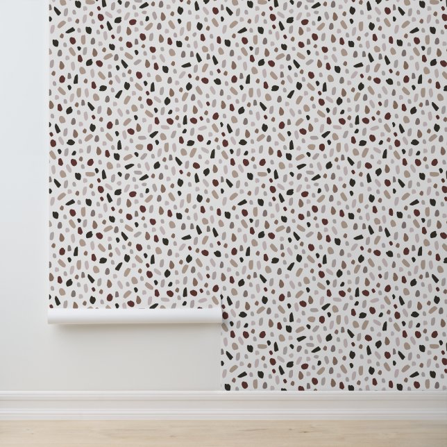 Terrazzo Style Abstrakt Tapete (Anwendung)