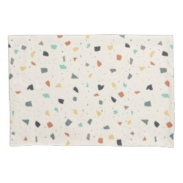 Terrazzo Tile Confetti Modern Style Earth Tones Kissenbezug