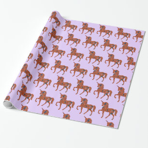 Terrazzo Unicorn Geschenkpapier