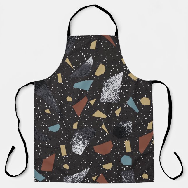 Terrazzo Vintage Oberflächengestaltung Schürze (Vorderseite)