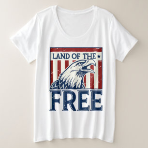 Terre des Libres - Vintage USA Eagle Graphic
