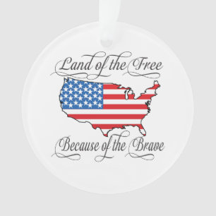 Terre du libre en raison des USA patriotiques