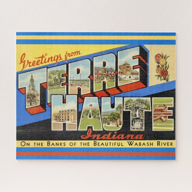 Terre Haute Indiana 16x20  (Horizontal)