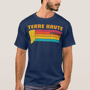 Terre Haute Indiana Vintage-Antik-Souvenir T-Shirt