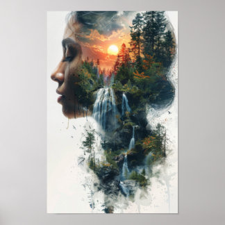 Terre mère : Femme comme nature - Poster demi-visa