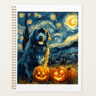 Terre-Neuve Newfie Chien Mignon Halloween Jack O L