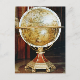 Terrestriale globe, 1688 postkarte