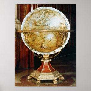 Terrestrische Kugel, 1688 Poster