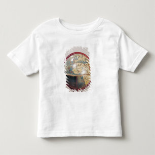 Terrestrische Kugel, den Indischen Ozean zeigend Kleinkind T-shirt